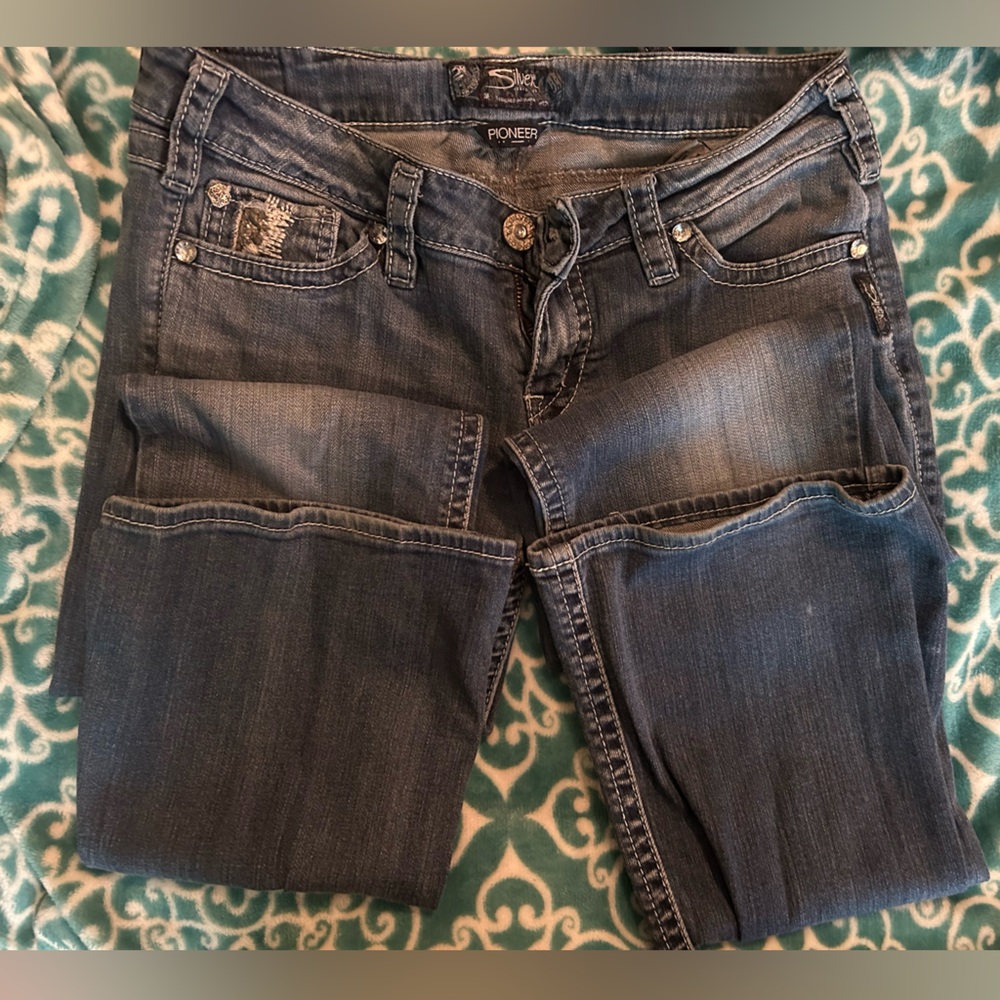 Silver country bootcut jeans